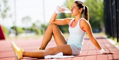 maintaining a drinking regime and proper nutrition