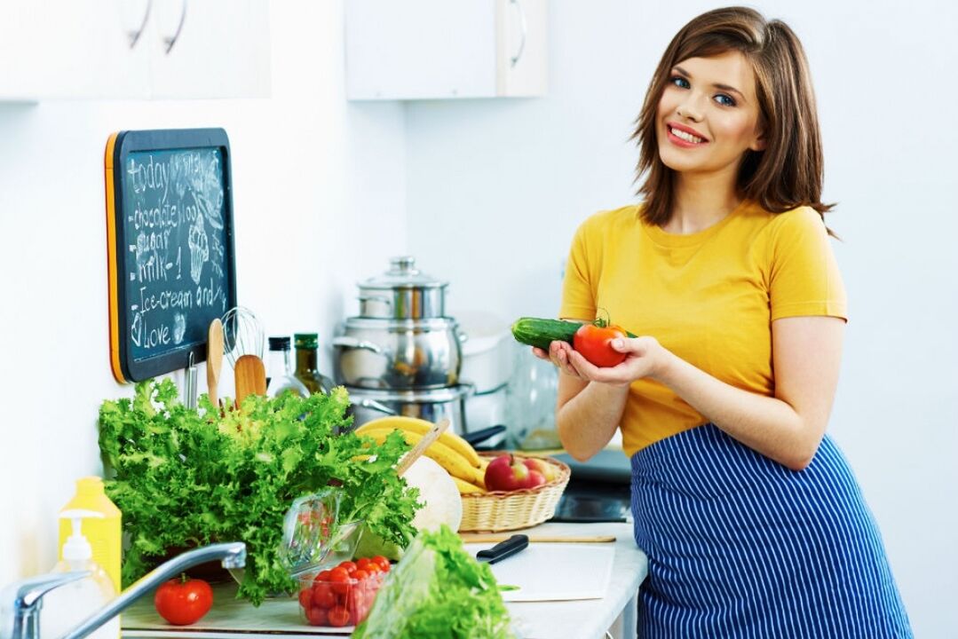 favorite vegetables on a diet