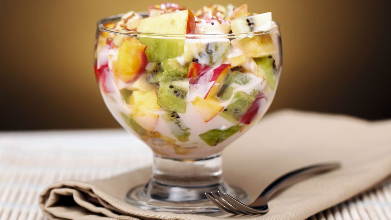 fruit salad on a favorite diet